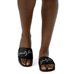 Signature Soulstar Women's Black Slides